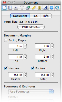 Setting the Margins