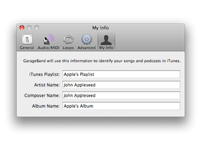Setting Preferences for iTunes