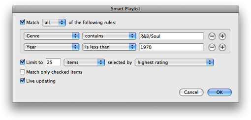 Smart Playlists