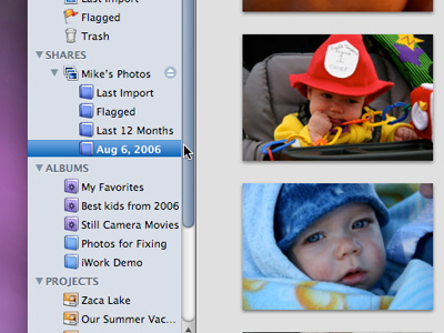 Viewing Shared Photos Over a Network