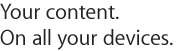 Your content. On all your devices.