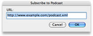Podcasts not in the iTunes Store