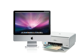 iMac and printer
