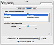 Sound Preferences