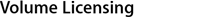 Volume Licensing