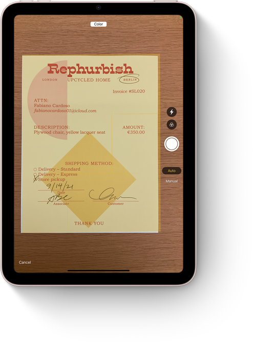 Aplikacja Notatki na iPadzie mini