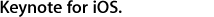 Keynote for iOS