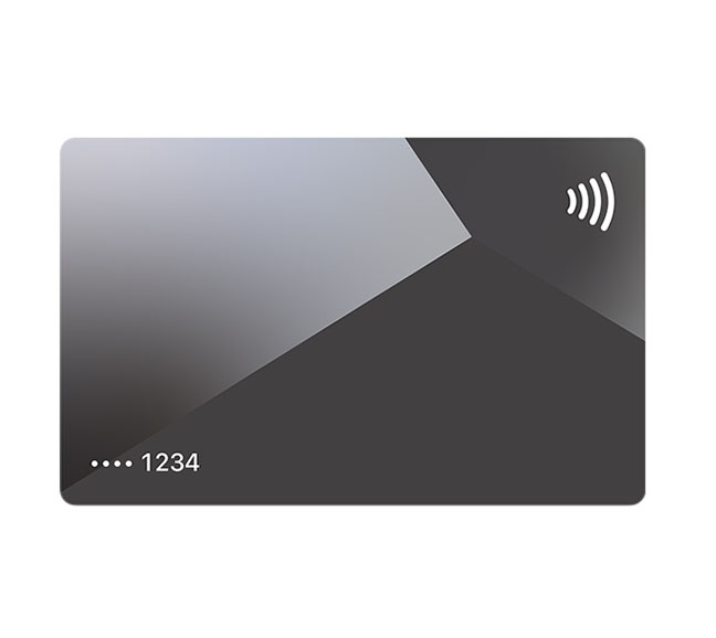 Um cartão de crédito