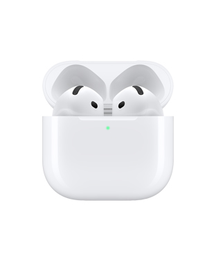 AirPods 4 e estojo de recarga com indicador LED externo