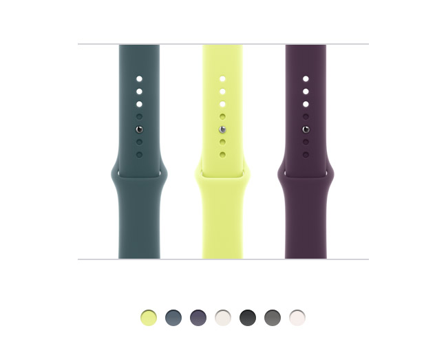 Pulseira esportiva, disponível em mais de cinco cores