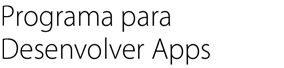 Programa para Desenvolver Apps