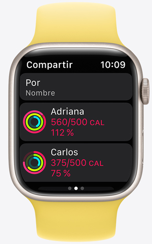 Compartir Actividad en el Apple Watch