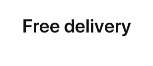 Free delivery