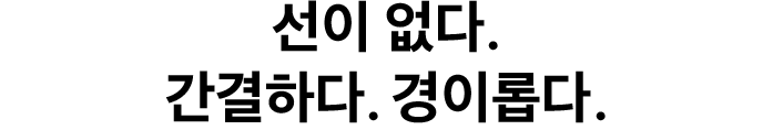 선이 없다. 간결하다. 경이롭다.