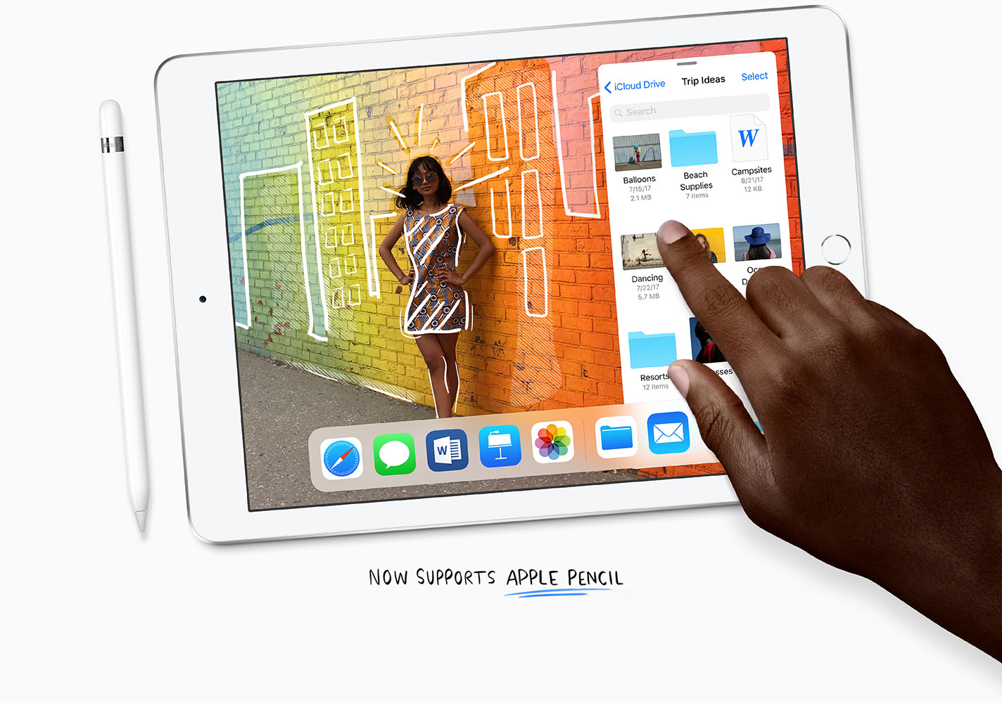 iPad. Now supports Apple Pencil