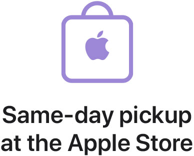 Same-day pickup at the Apple Store