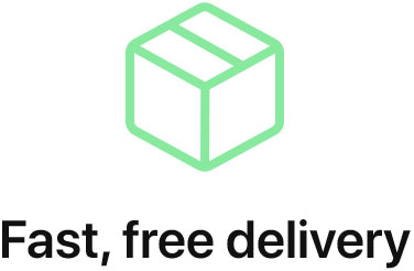 Fast, free delivery