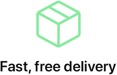 Fast, free delivery