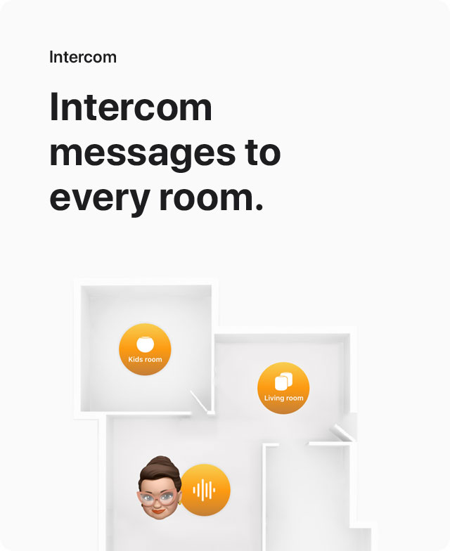 Intercom | Intercom messages to every room.