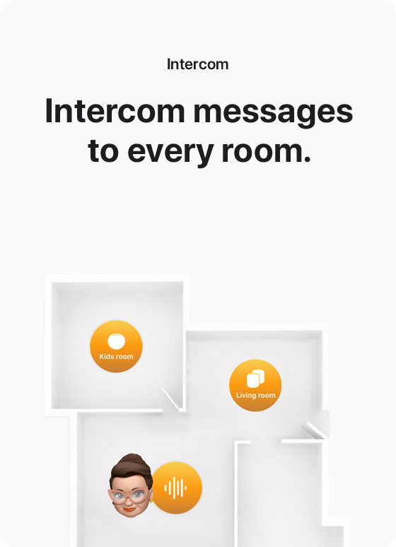 Intercom | Intercom messages to every room.
