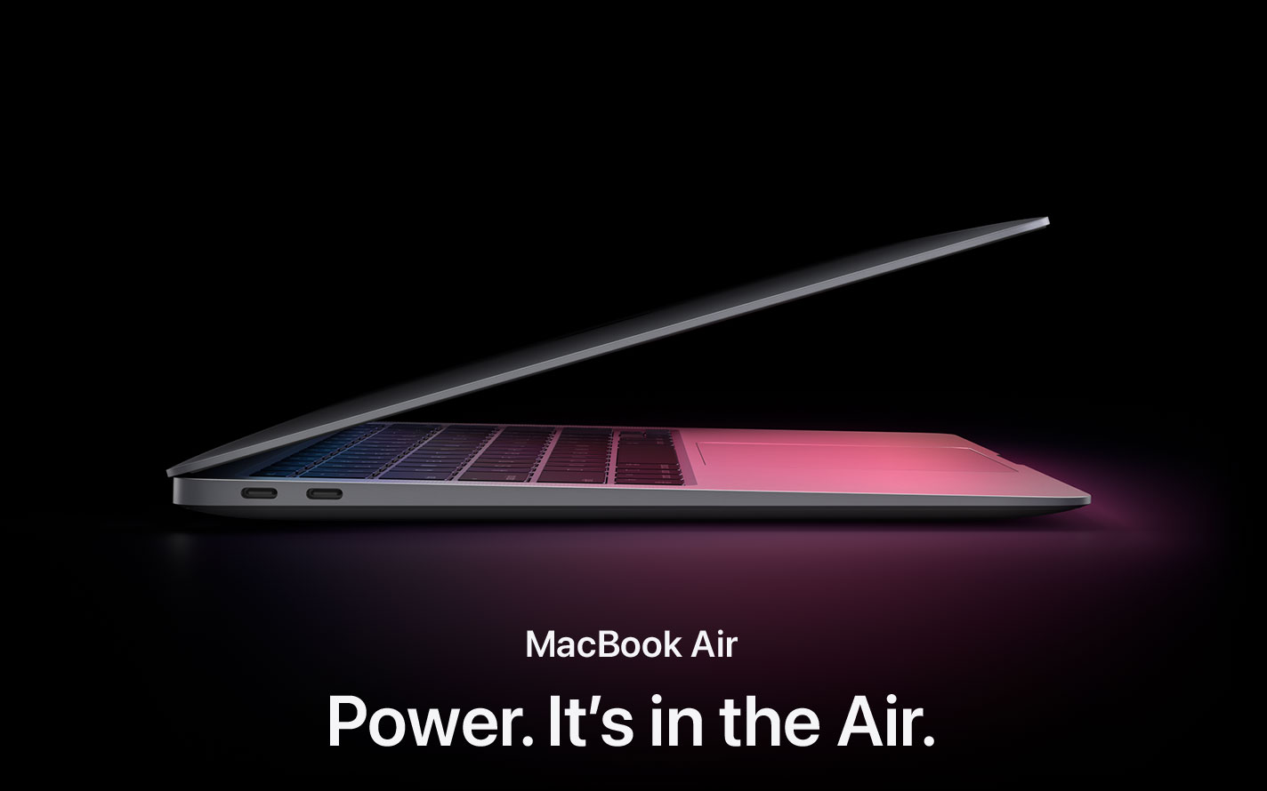 MacBook Air. Power. It's in the Air.