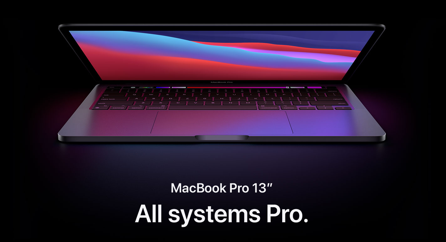 MacBook Pro 13-Inch. All systems Pro.