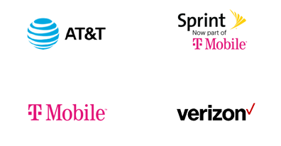 AT&T | Sprint now part of T-Mobile | T-Mobile | Verizon