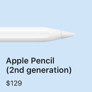 Apple Pencil (2nd generation) $129