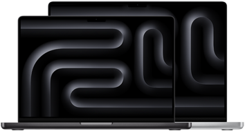 14-tolline ja 16-tolline MacBook Pro näitlikustavad suuruse erinevust