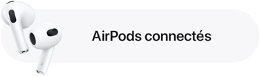 Notification de connexion des AirPods.