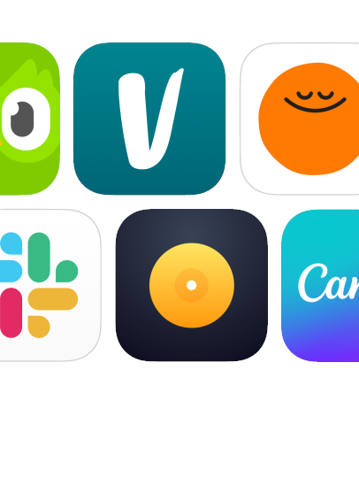 A selection of apps from the Apple App Store.