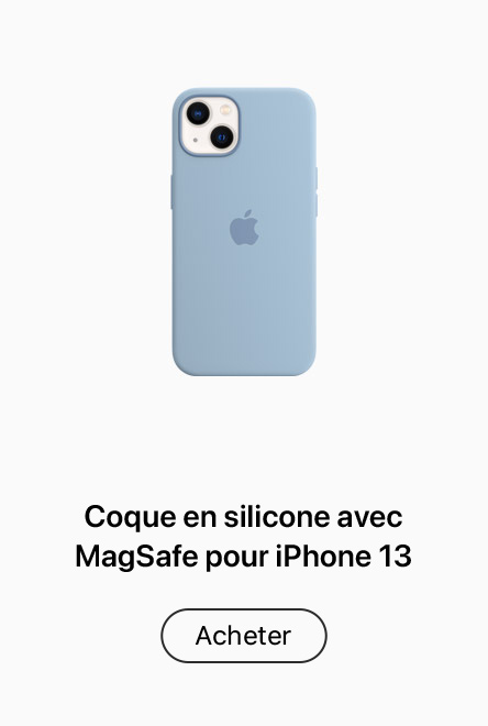 Coque en silicone avec MagSafe pour iPhone 13 - Acheter