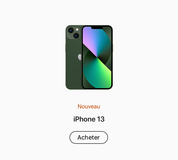 Nouveau - iPhone 13 - Acheter