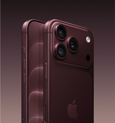 iPhone 18 Pro u bordo boji, bočni kut, djelomični prikaz prednje strane, zaslon od ruba do ruba, tipka postupka, tipke za pojačavanje/stišavanje glasnoće, iPhone 18 Pro u bordo boji, bočni kut, cijela stražnja strana, sustav kamera Pro Fusion od 48 MP, Appleov logotip u sredini, bočna tipka, tipka Kontrole kamere