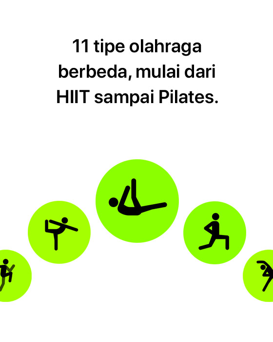 11 tipe olahraga berbeda, mulai dari HIIT sampai Pilates.