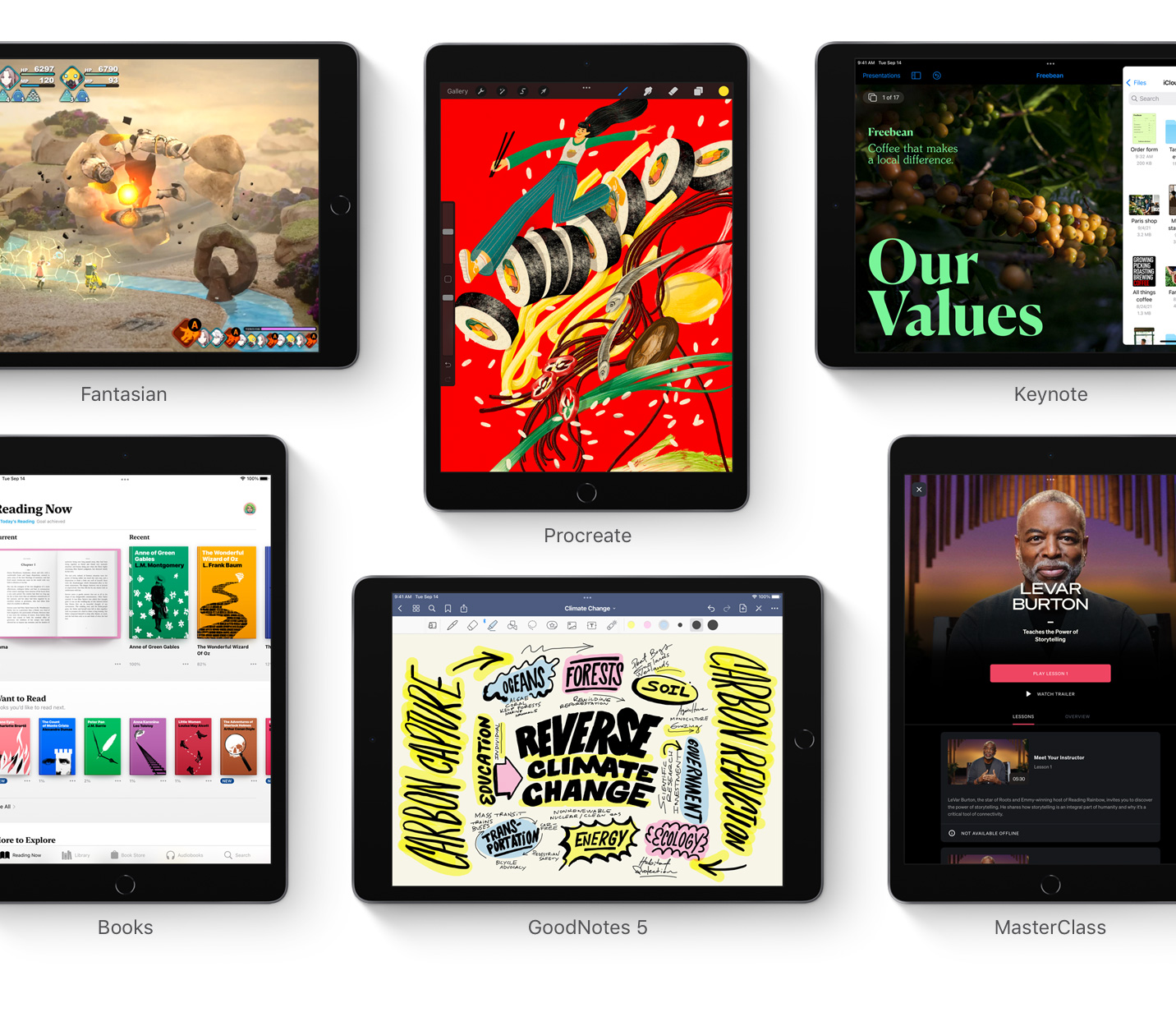 Fantasian - Procreate - Keynote - Books - GoodNotes 5 - MasterClass