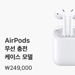 AirPods 무선 충전 케이스 모델 ₩249,000