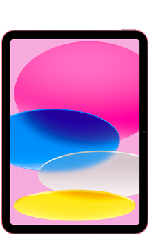 „iPad“ vaizdas iš priekio.