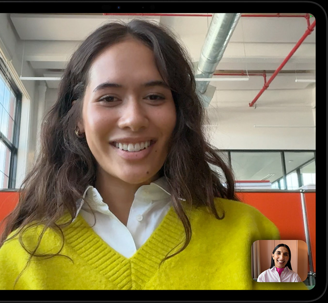 iPad Pro, landscape orientation, front exterior, space black color, rounded corners, black display bezel, display showing AppleTV+ playing a scene from  the Apple TV original film Highest 2 Lowest with ASAP Rocky as Yung Felon rapping into a microphone