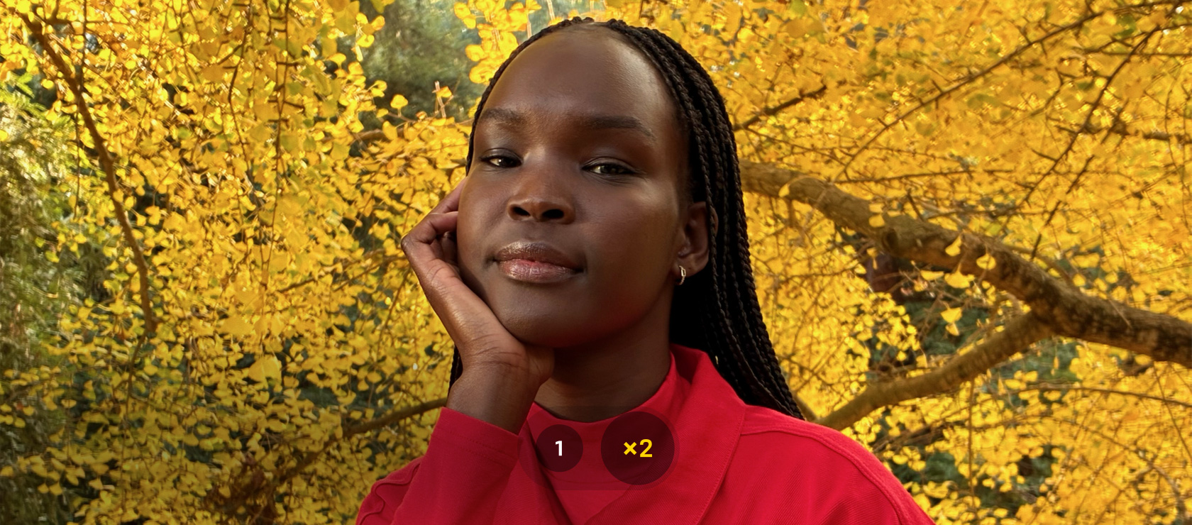 صورة تم التقاطها عبر التكبير باستخدام نمطي كاميرا&nbsp;Fusion‏ 1x و2x‏.