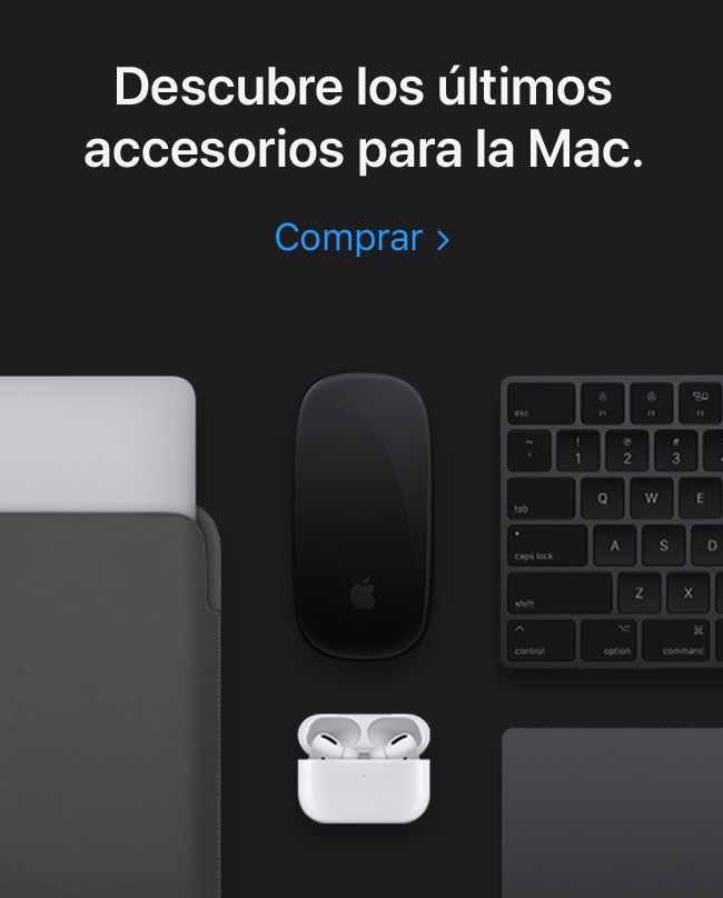 Descubre los últimos accesorios para la Mac. Comprar