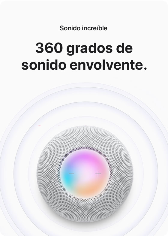 Sonido increíble | 360 grados de sonido envolvente.