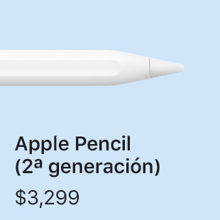 Apple Pencil (2ª generación) $3,299