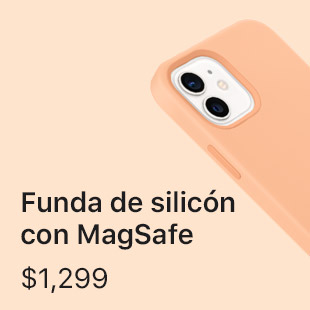 Funda de silicón con MagSafe $1,299