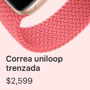 Correa uniloop trenzada $2,599