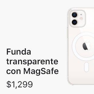 Funda transparente con MagSafe $1,299