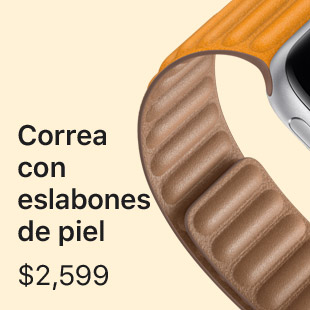 Correa con eslabones de piel $2,599