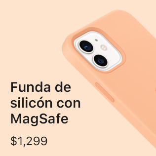 Funda de silicón con MagSafe $1,299