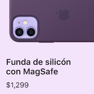 Funda de silicón con MagSafe $1,299