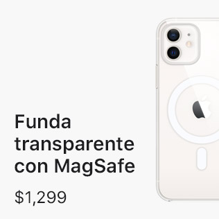 Funda transparente con MagSafe $1,299